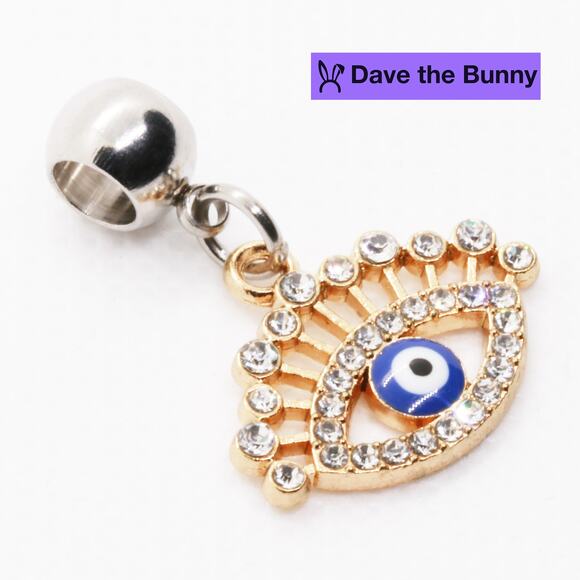 Evil Eye Charms for Bracelets - Evil Eye Decor for a Necklace - Picture 4 of 5